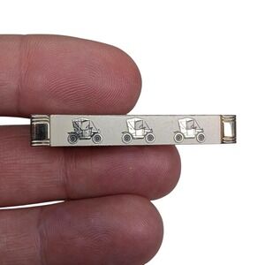 VTG Nippy Clip Tie Bar Made in England Vintage Retro Mens Accessory